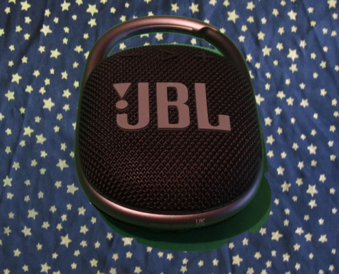 JBL luidspreker sterrenachtergrond