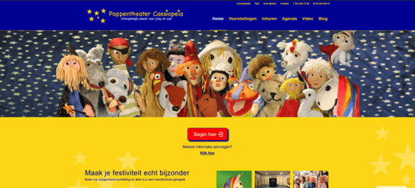 website 2026 uiterlijk aangepaste website